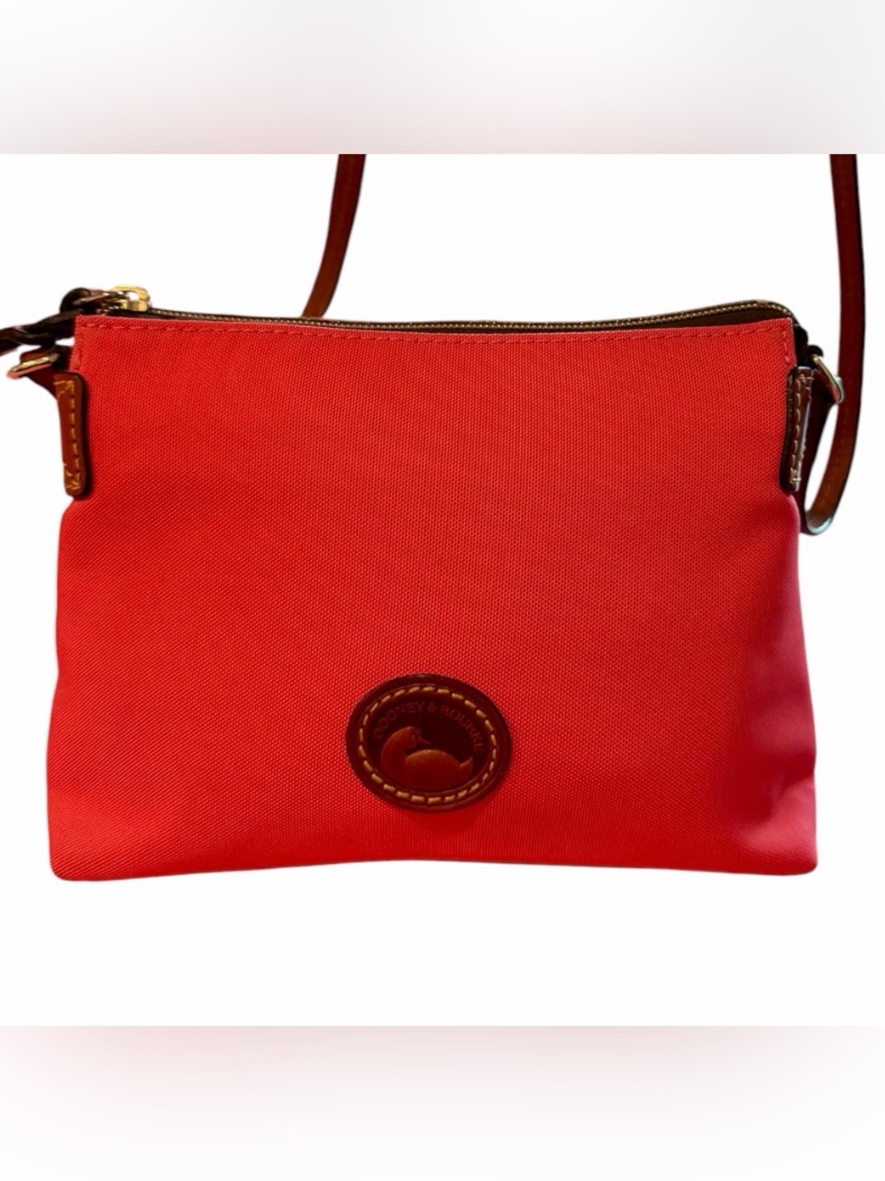 Dooney & Bourke Coral Nylon Crossbody Pouchette Authentic